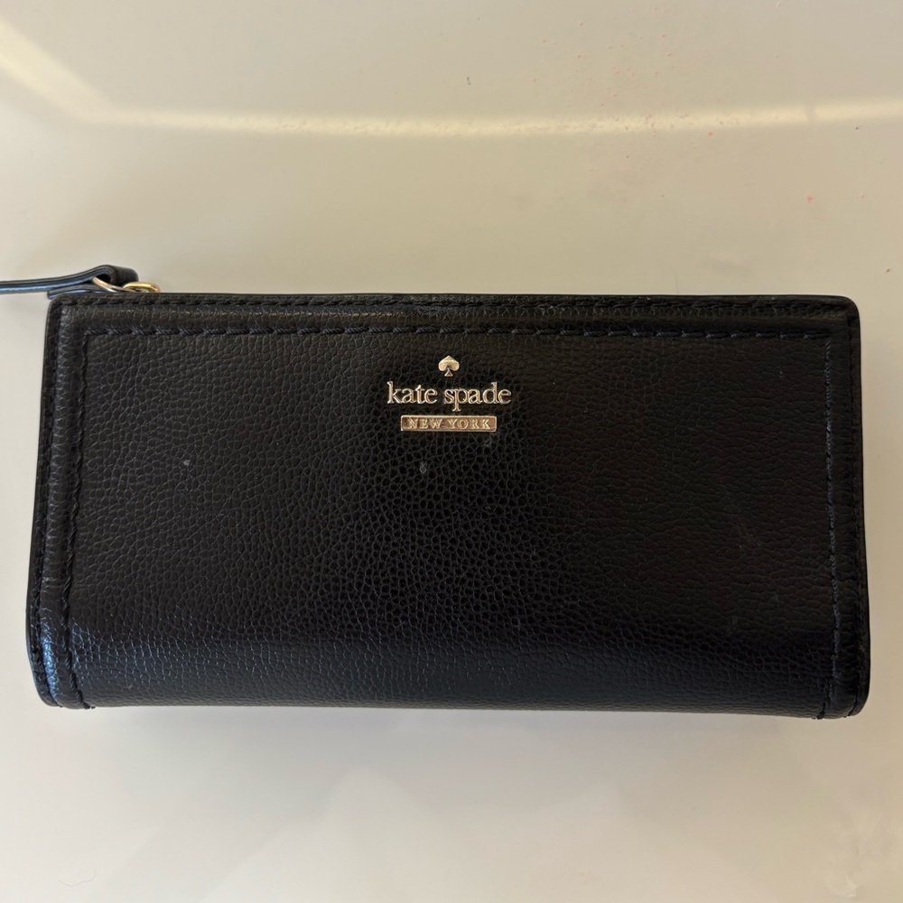 Kate Spade Black Leather Wallet